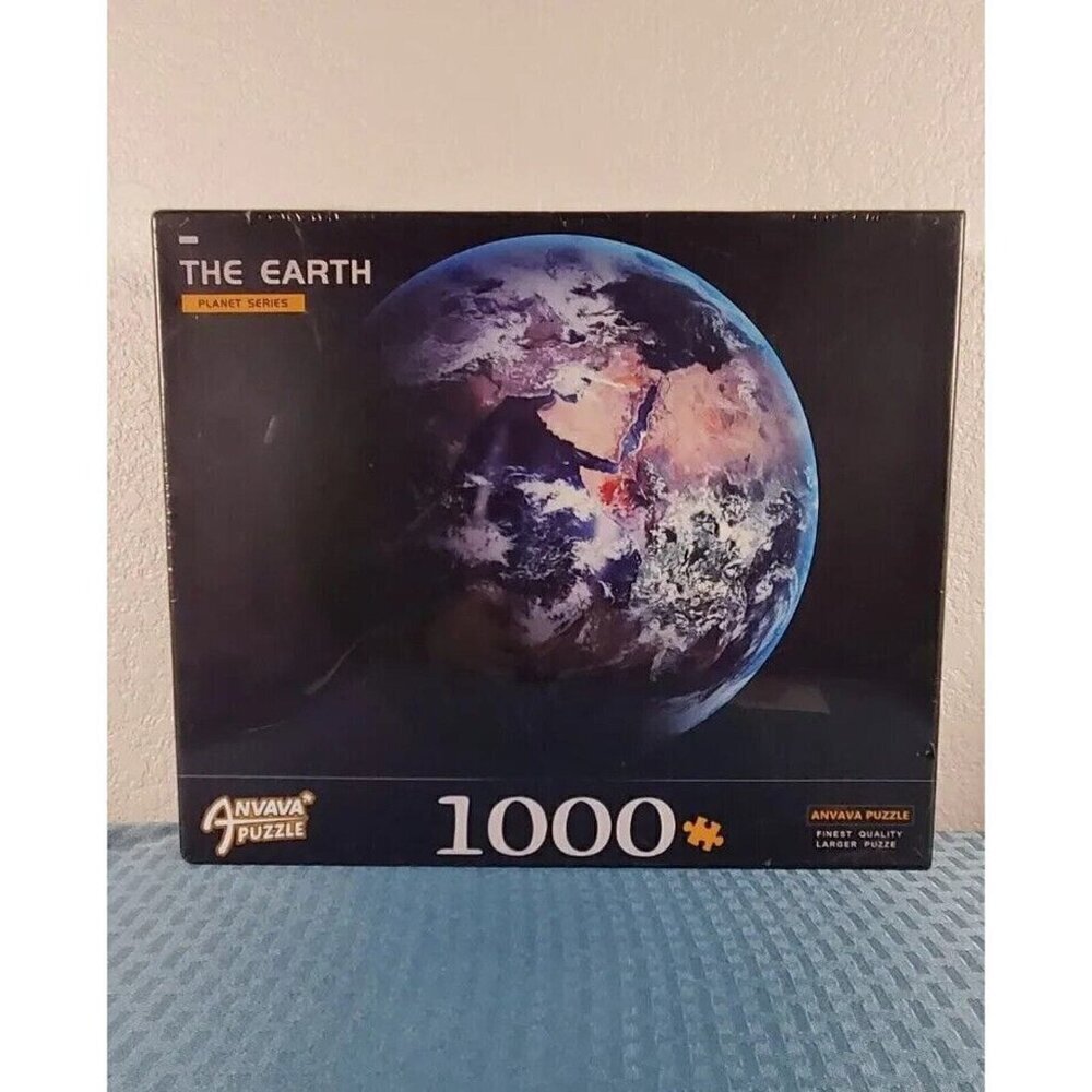 1000 Piece Earth Puzzle By Anvava. New In Sealed Box. Planet Series